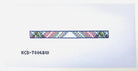 White Tartan Short Barrette Canvas - KC Needlepoint