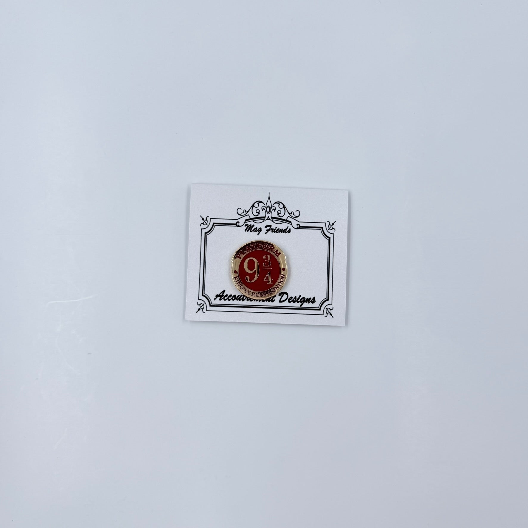 Red Platform 9 3/4 Needle Minder - KC Needlepoint