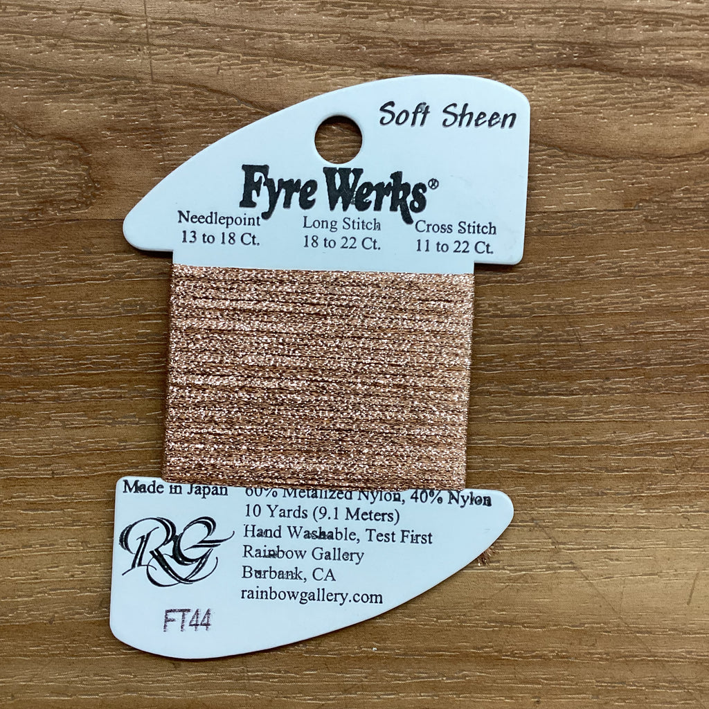 Fyre Werks Soft Sheen FT44 New Copper - KC Needlepoint