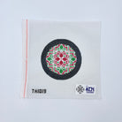 Geometric Round Canvas - KC Needlepoint