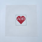 Alpha Omicron Pi 3" Square Canvas - KC Needlepoint