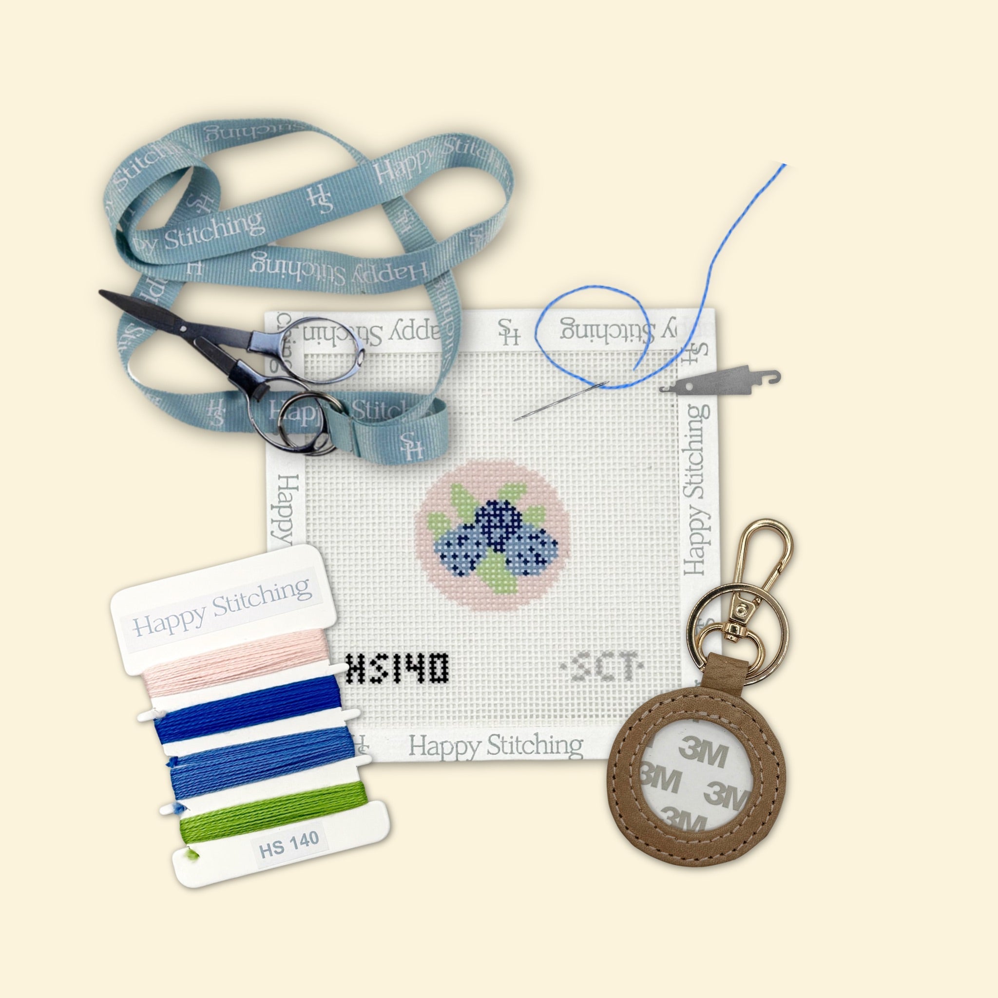 Hydrangea Blue - KC Needlepoint