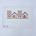 3D Necco Candy Cane Gingerbread House Canvas - KC Needlepoint