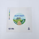 Nantucket Travel Round Needlepoint Canvas - KC Needlepoint