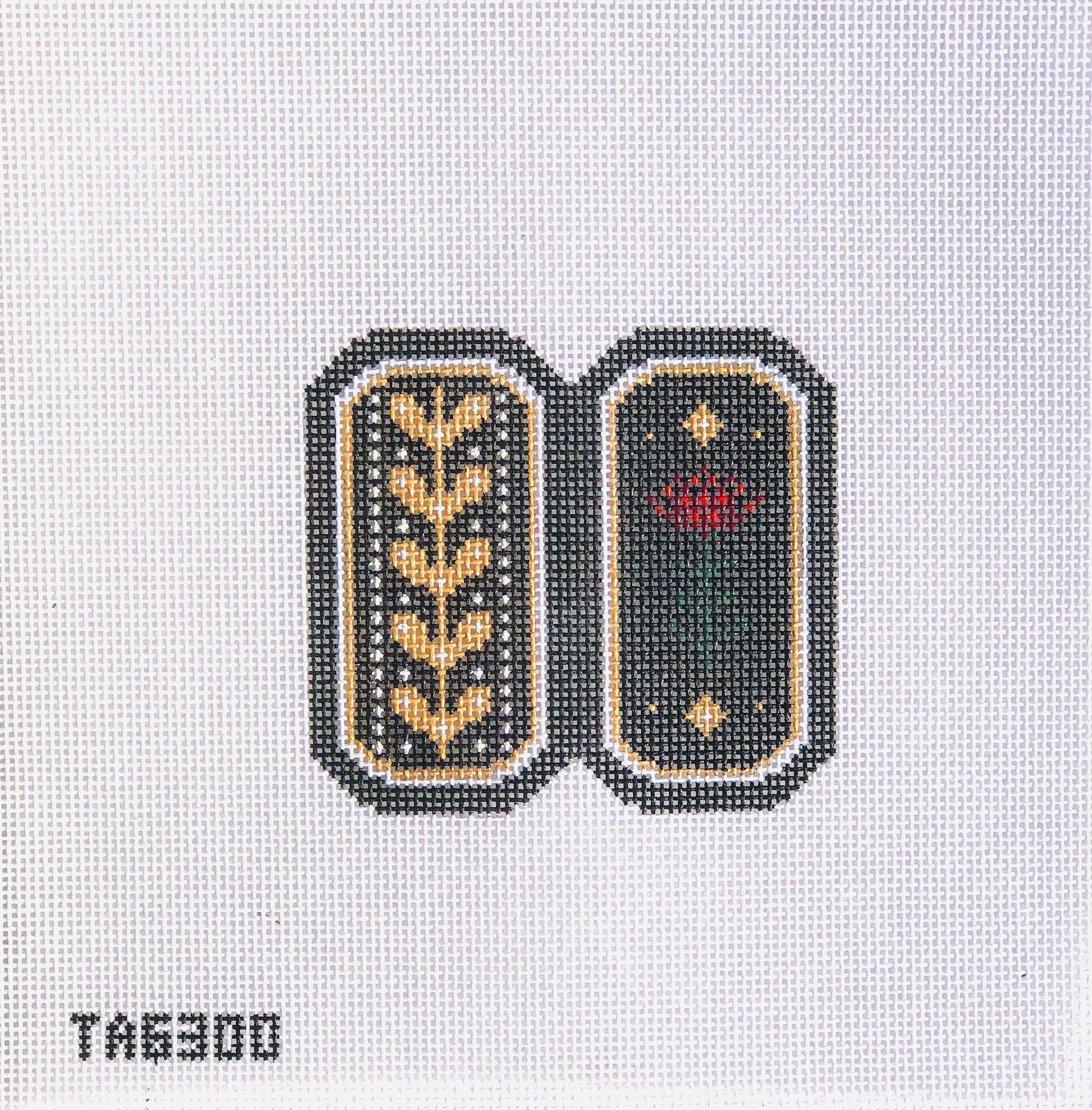 Desert Painter Earrings Canvas - KC Needlepoint