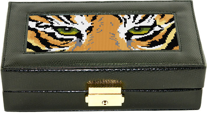 Leather Jewelry Box - KC Needlepoint
