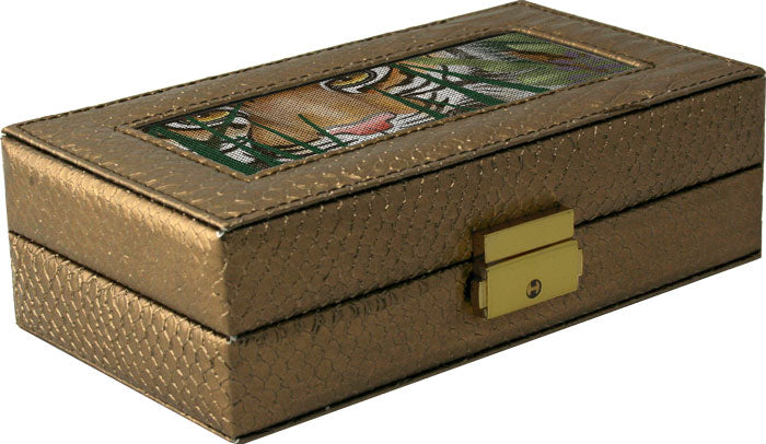Leather Jewelry Box - KC Needlepoint