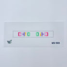 Chi O Key Fob Canvas - KC Needlepoint