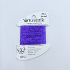 Kreinik Card Size 12 012 Purple - KC Needlepoint