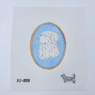 The Golden Retriever Cameo Canvas - KC Needlepoint