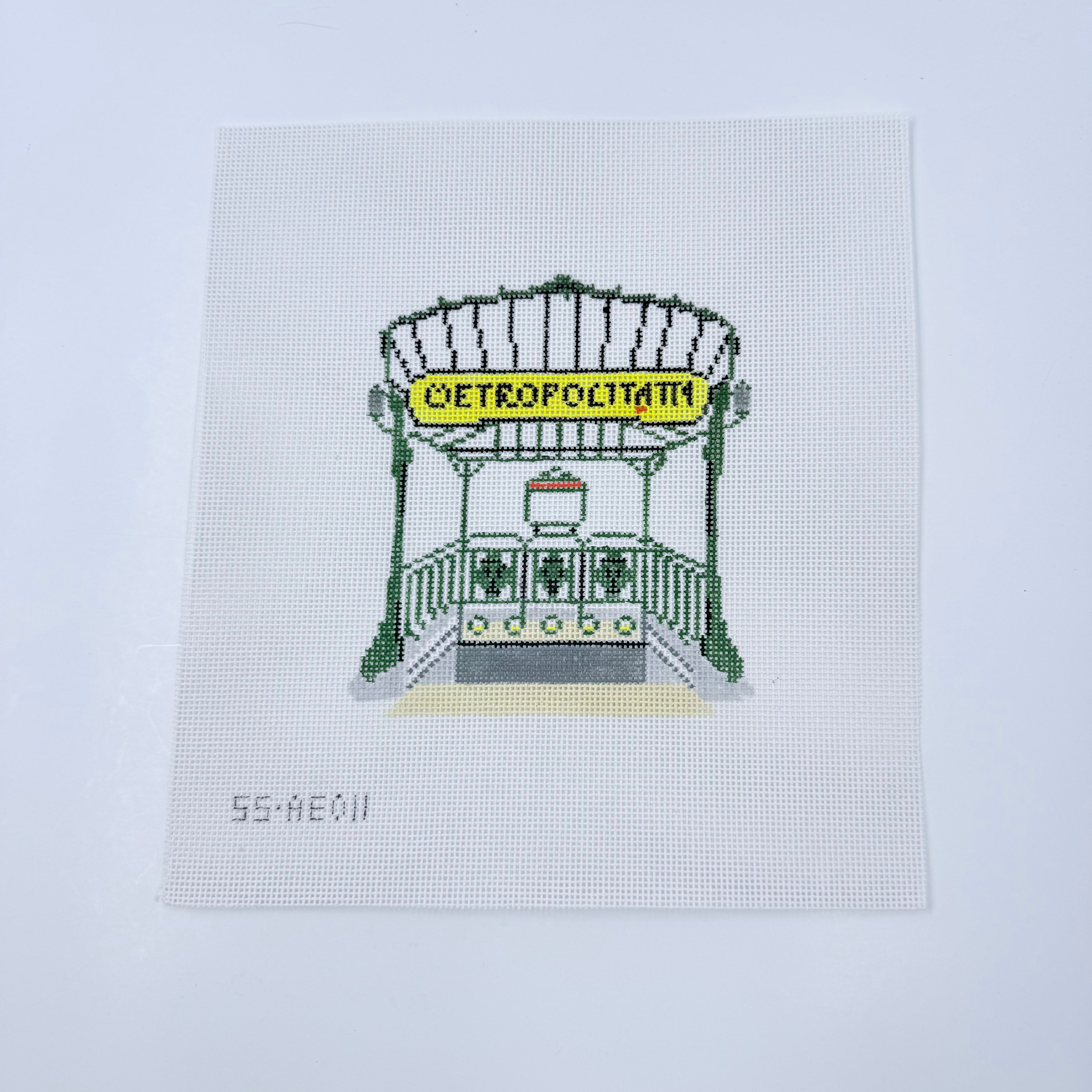 Metropolitan Entrance Canvas - KC Needlepoint