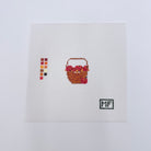 Lightship Basket with Apples Mini Canvas - KC Needlepoint