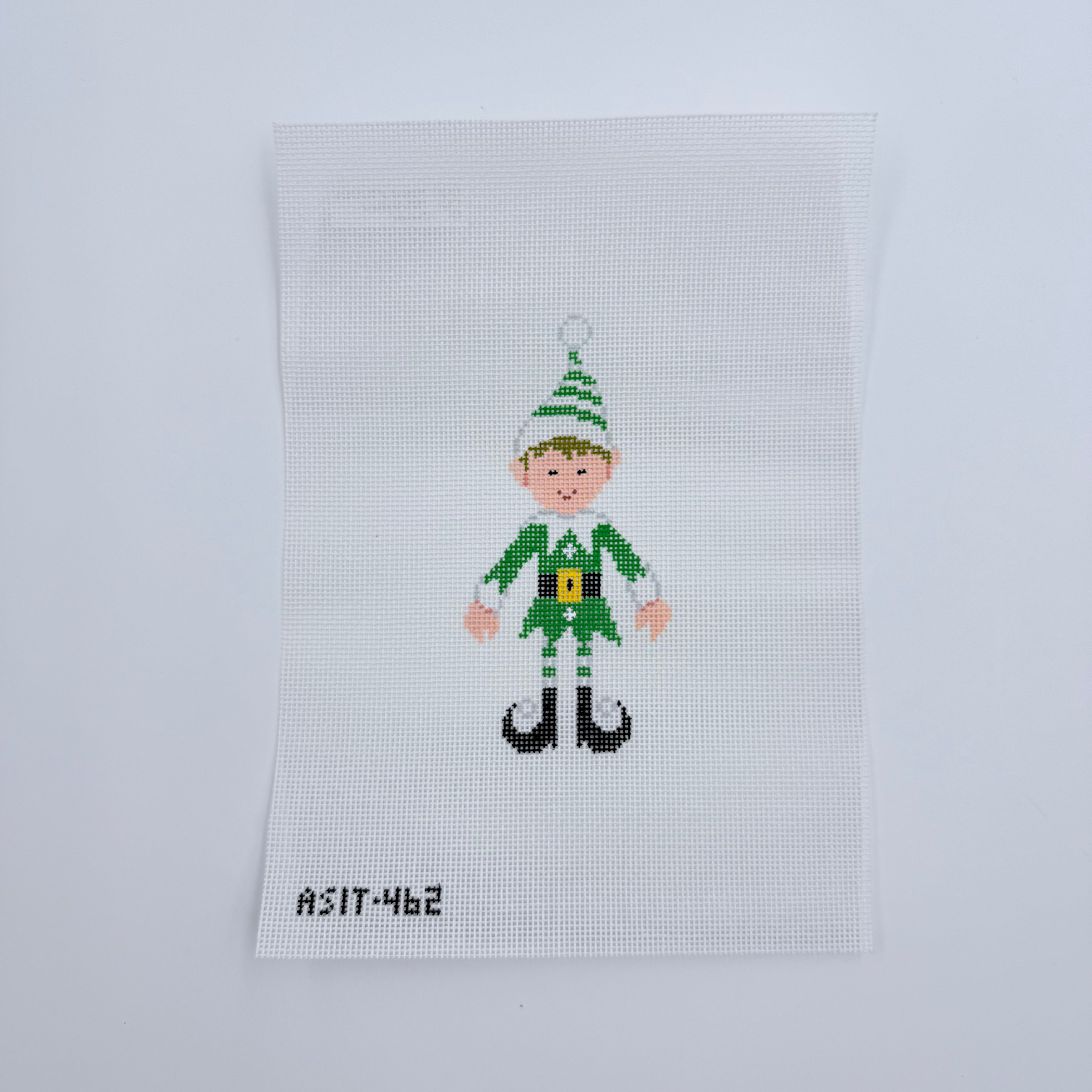 Green Elf Canvas - KC Needlepoint