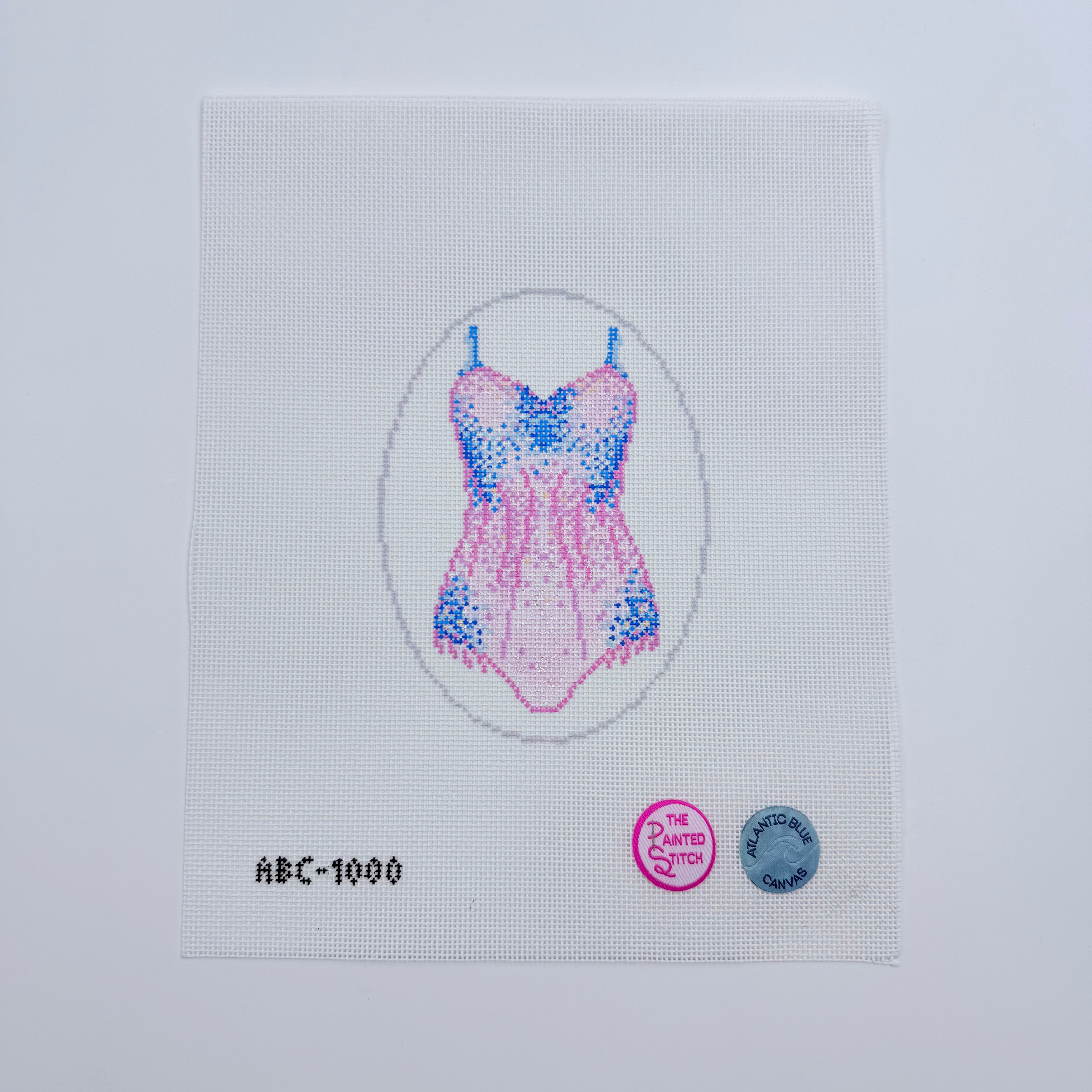 Lover Sparkle Leotard Canvas - KC Needlepoint