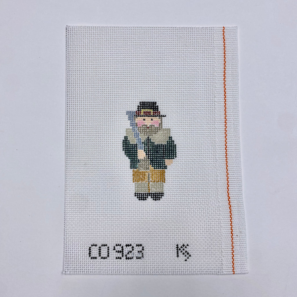 Tiny Pilgrim Man Canvas - KC Needlepoint