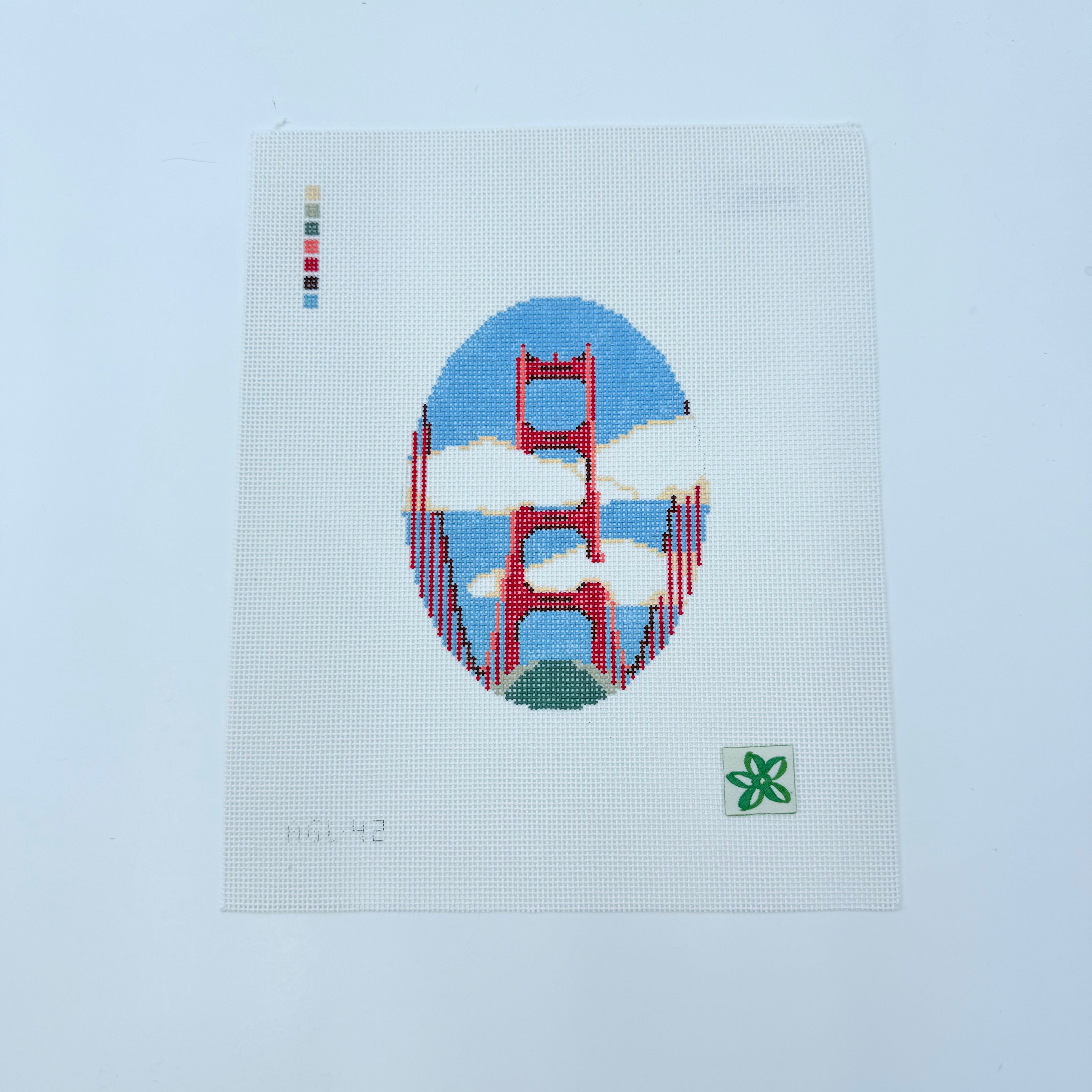 Golden Gate Bridge Canvas - KC Needlepoint