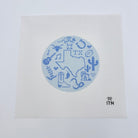 Texas Icons Round Canvas - KC Needlepoint