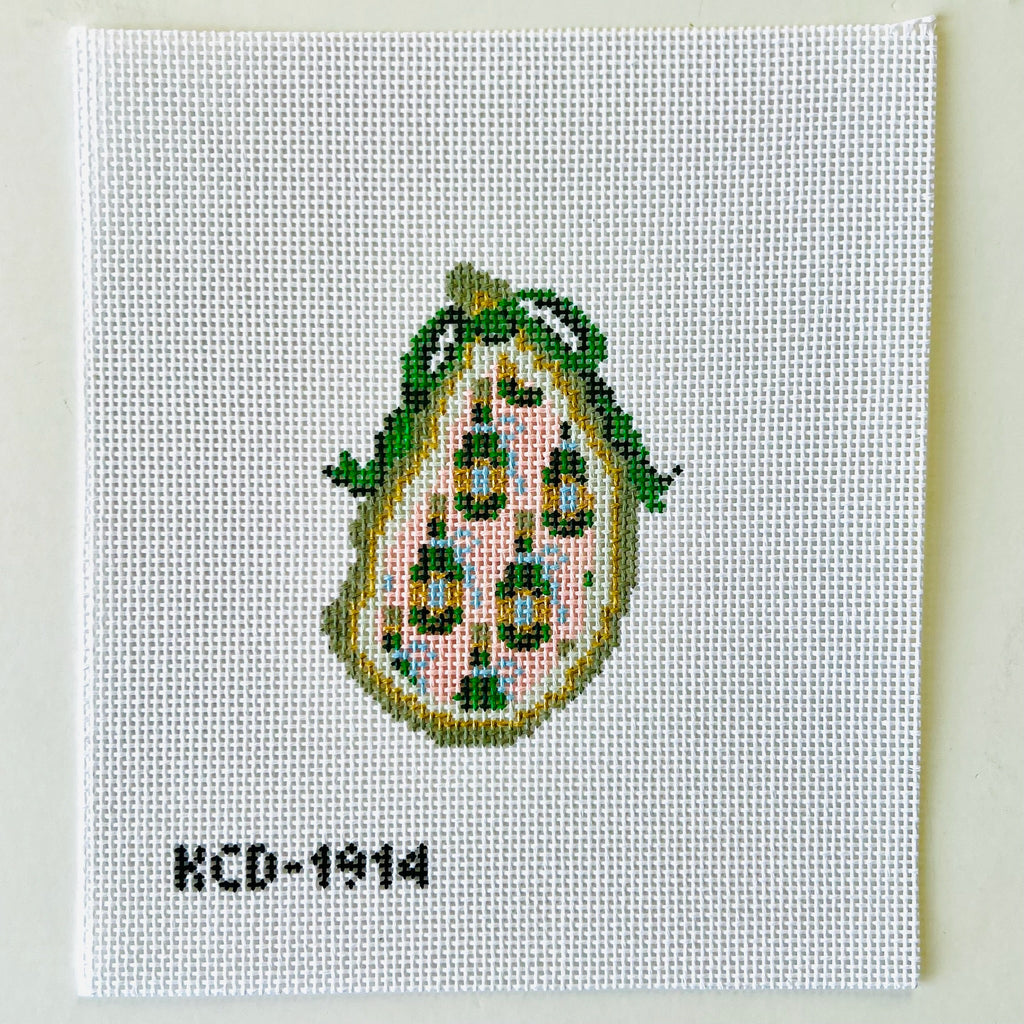 Champagne Gilded Oyster Canvas - KC Needlepoint