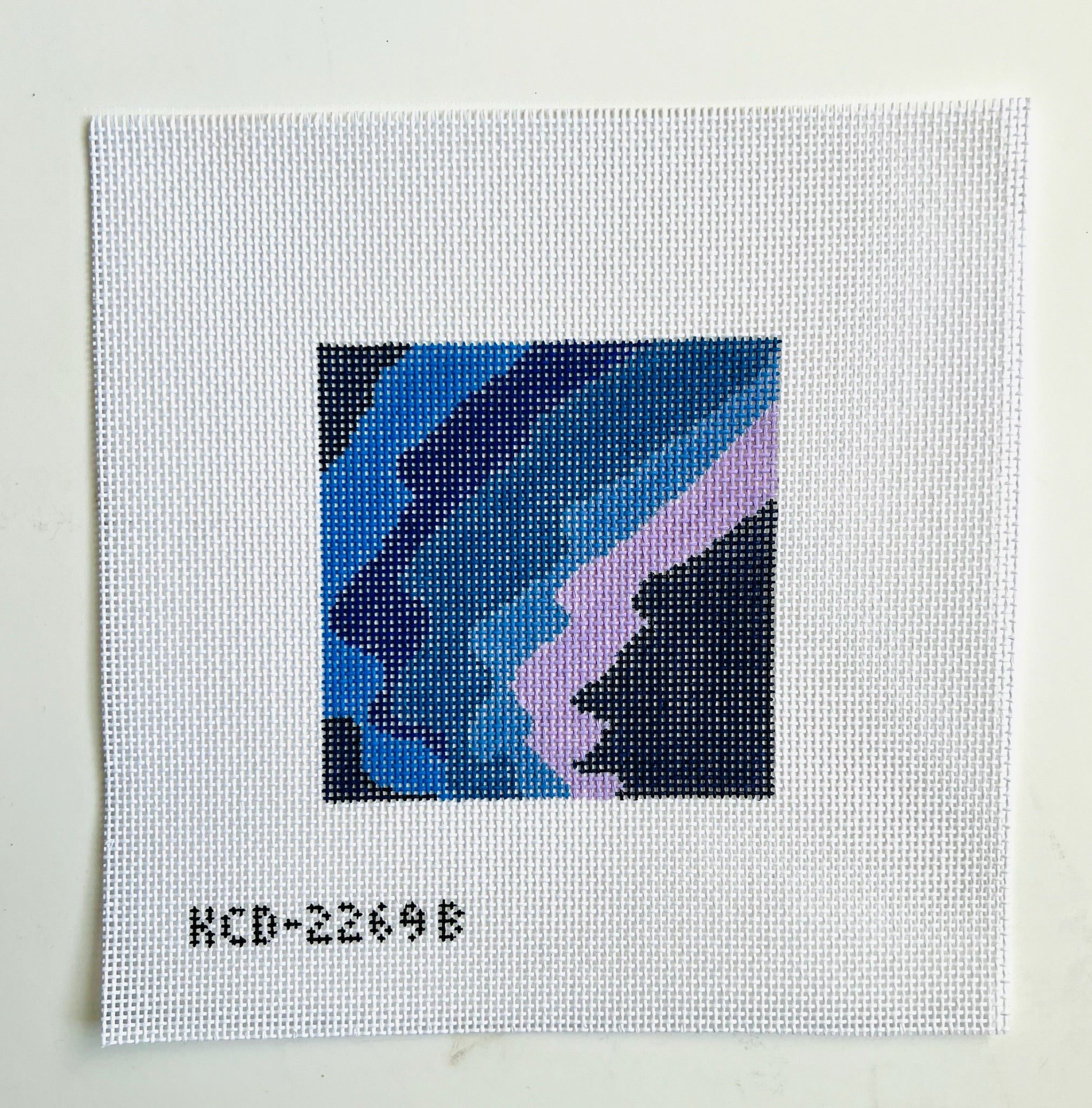 Blue Wave Canvas - KC Needlepoint