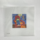 Halloween Chair Canvas - KC Needlepoint