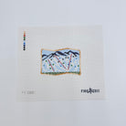 Ski Trail Map Canvas - KC Needlepoint
