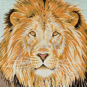 Lion Canvas - KC Needlepoint