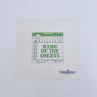 King of the Sheets Canvas - KC Needlepoint