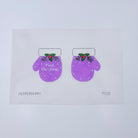 Lavender First Christmas Mittens Canvas - KC Needlepoint