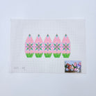 Pink Starlight 3D Egg Canvas - KC Needlepoint