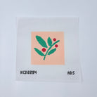 Holly Square Canvas - KC Needlepoint