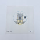 St. Mary's Round Canvas - KC Needlepoint