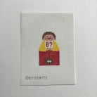 The 87 Boy Angel Needlepoint Canvas - KC Needlepoint