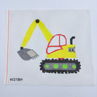 Excavator Needlepoint Canvas - KC Needlepoint