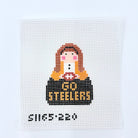 Steelers Angel Canvas - KC Needlepoint