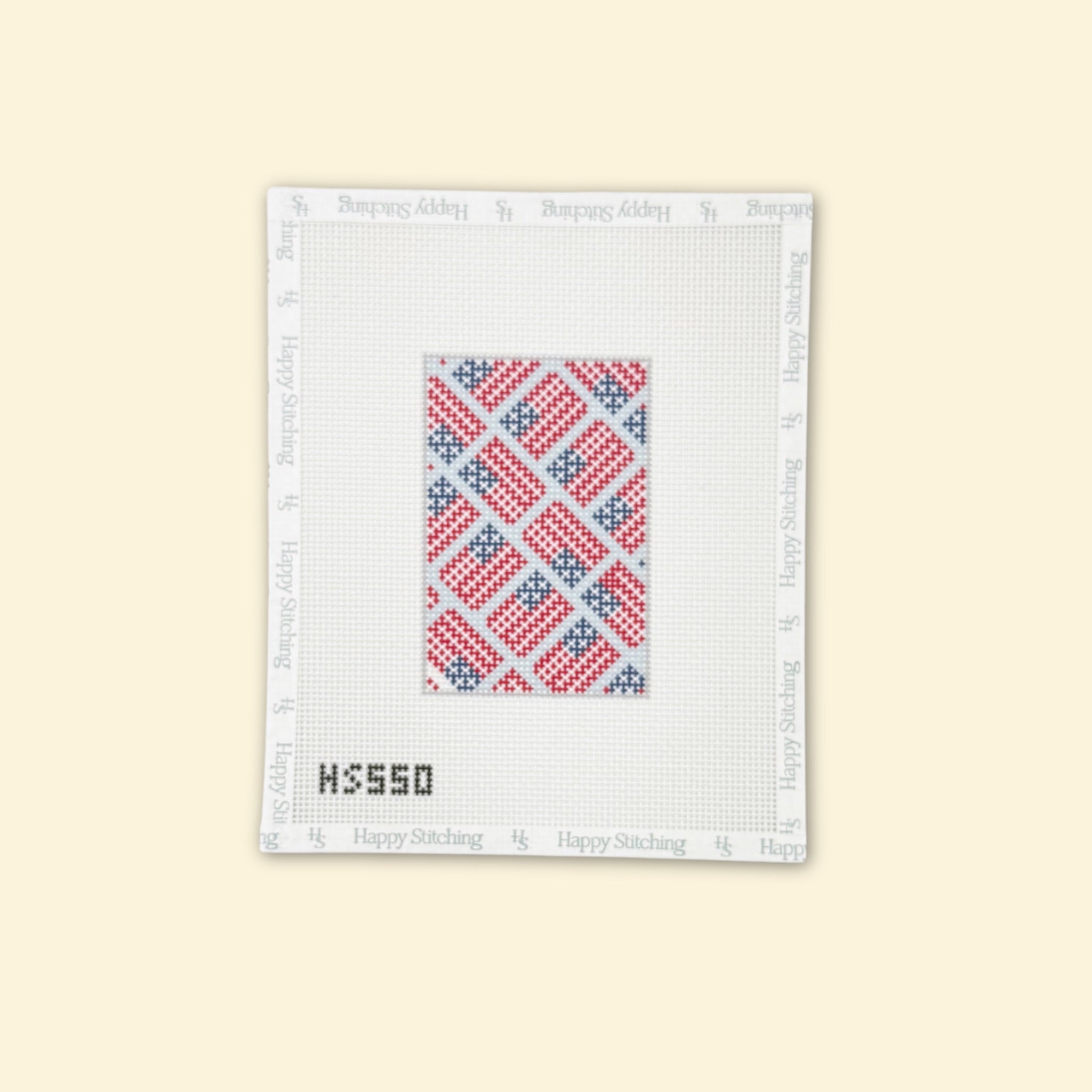 American Flags Passport Case Kit - KC Needlepoint