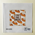 Live Free or Pie Canvas - KC Needlepoint