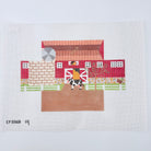 Barn with Cow Brick Cover - KC Needlepoint