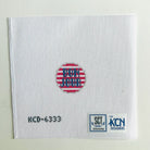 Bonjour Key Fob Insert Canvas - KC Needlepoint