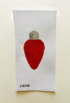 Red Light Bulb Canvas - KC Needlepoint