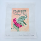 Dancing Elephant Canvas - KC Needlepoint