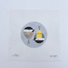 Chickadees Hanging Round Canvas - KC Needlepoint