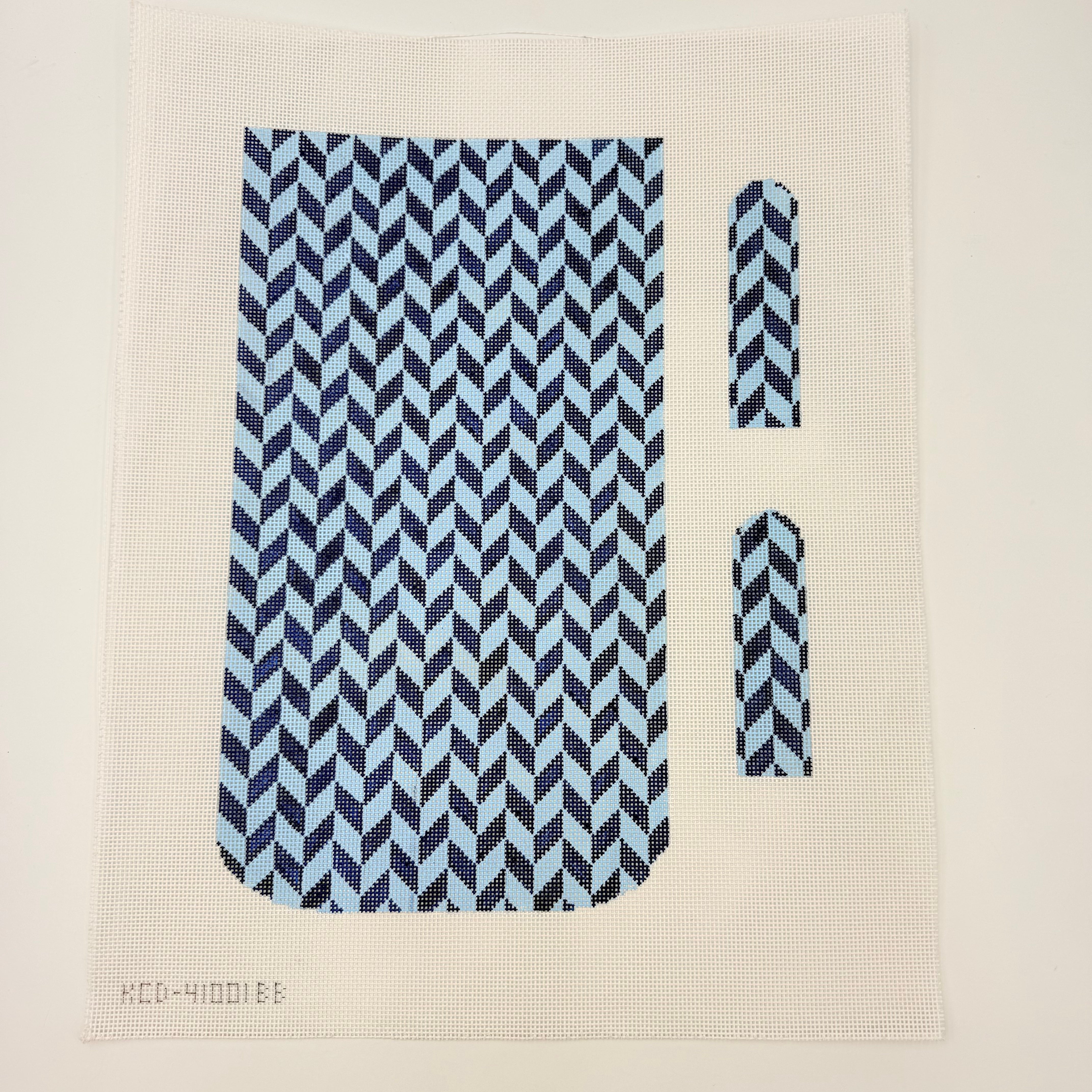 Marianne Herringbone Clutch Canvas - KC Needlepoint