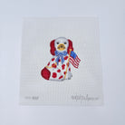 Patriotic Staffordshire Dog Canvas - KC Needlepoint