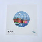 Copenhagen Travel Round Canvas - KC Needlepoint