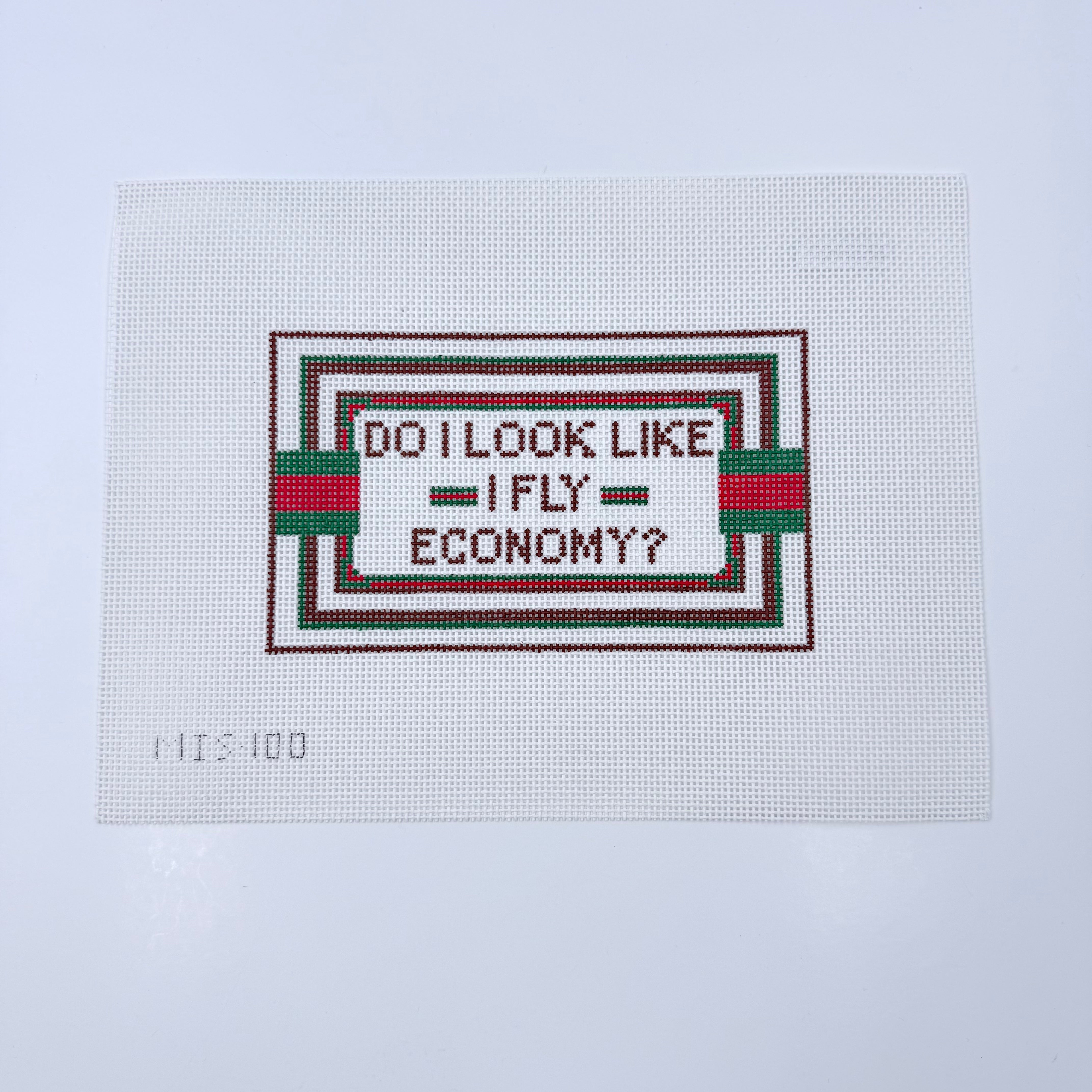 Do I Look Like I Fly Economy Canvas - KC Needlepoint