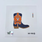 UVA Boot Canvas - KC Needlepoint