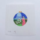 Nativity Shepherd Round Canvas - KC Needlepoint