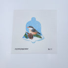 Nuthatch Snow Bell Canvas - KC Needlepoint