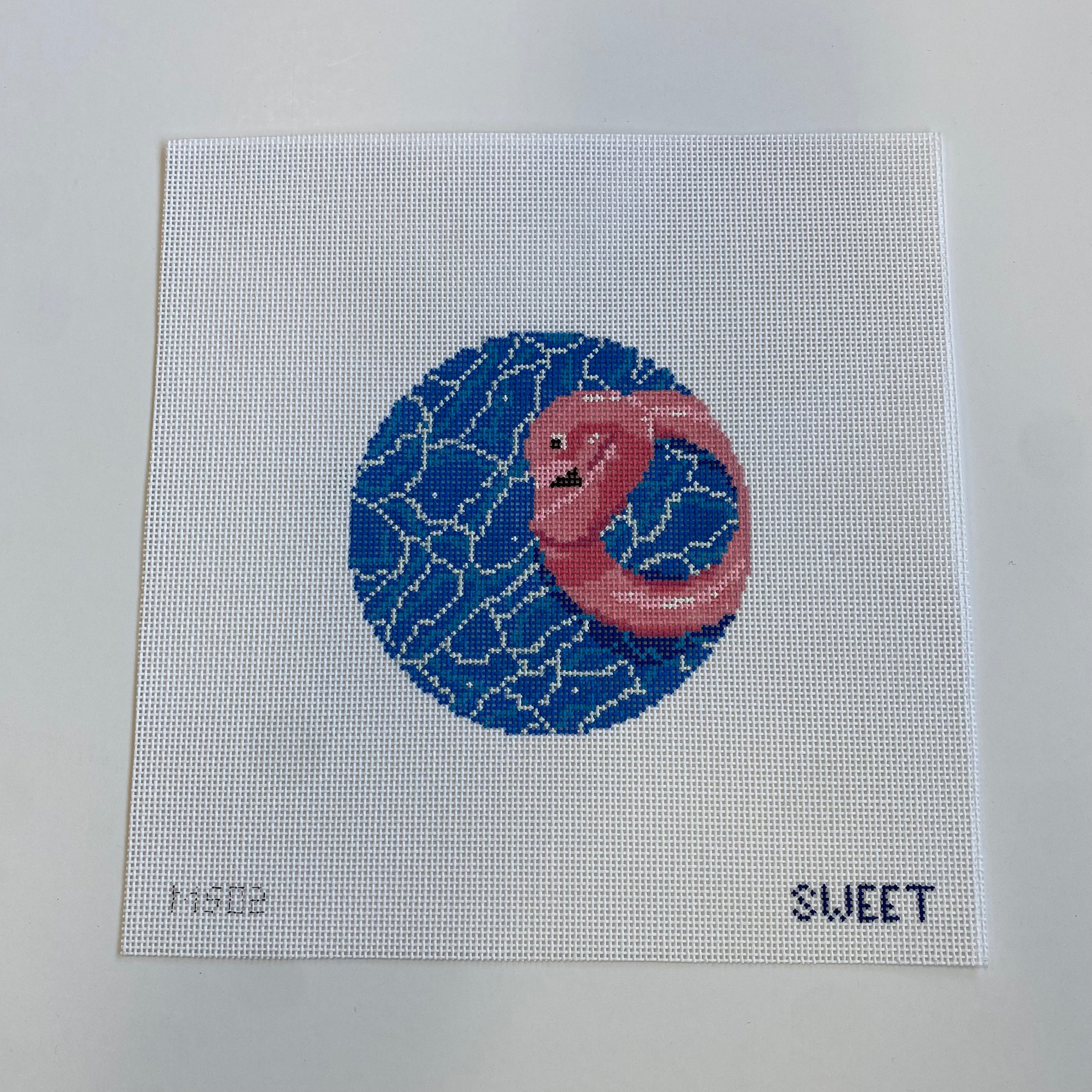 Flamingo Floatie Canvas - KC Needlepoint