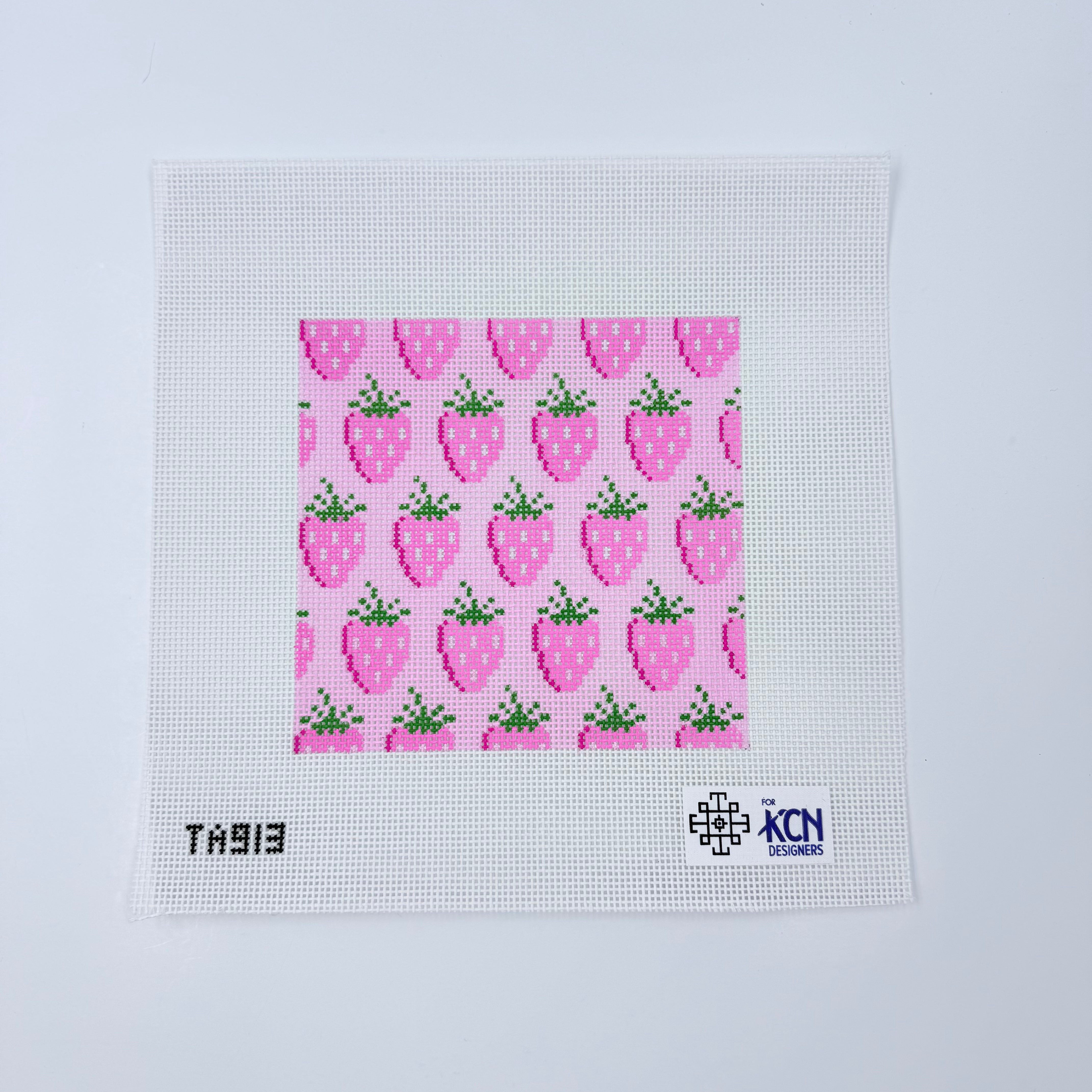 Strawberries Canvas - KC Needlepoint